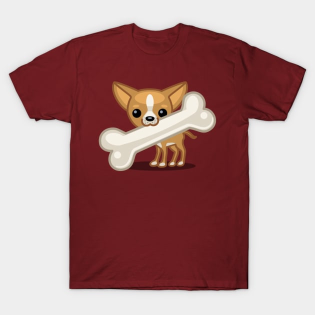 Chihuahua Chiwawa Dog tshirt - Dog Gifts for Chihuahua and Miniature Dog Lovers T-Shirt by BansheeApps